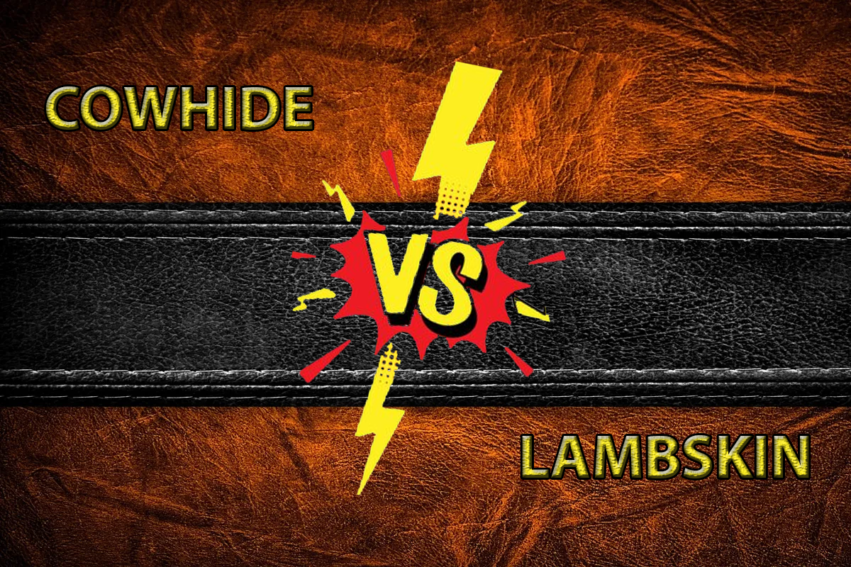 Cowhide vs lambskin comparison 