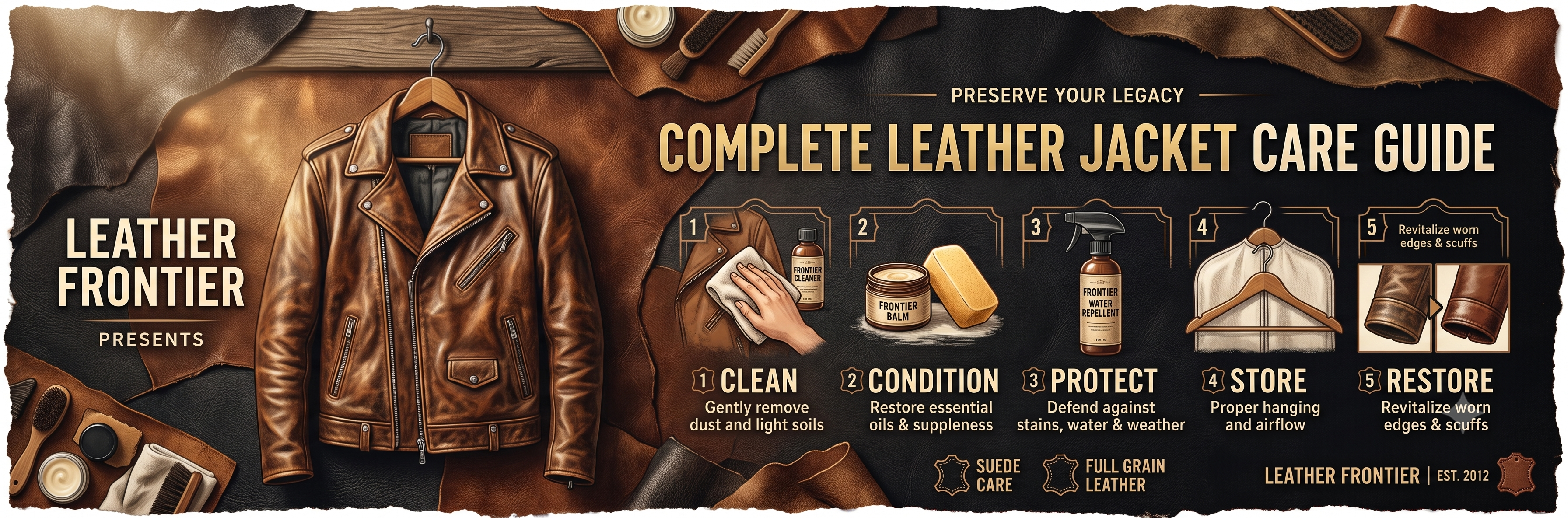 leather jacket care guide