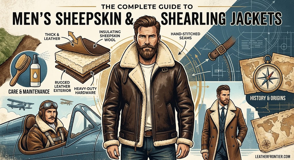 complete guide to sheepskin shearling jackets