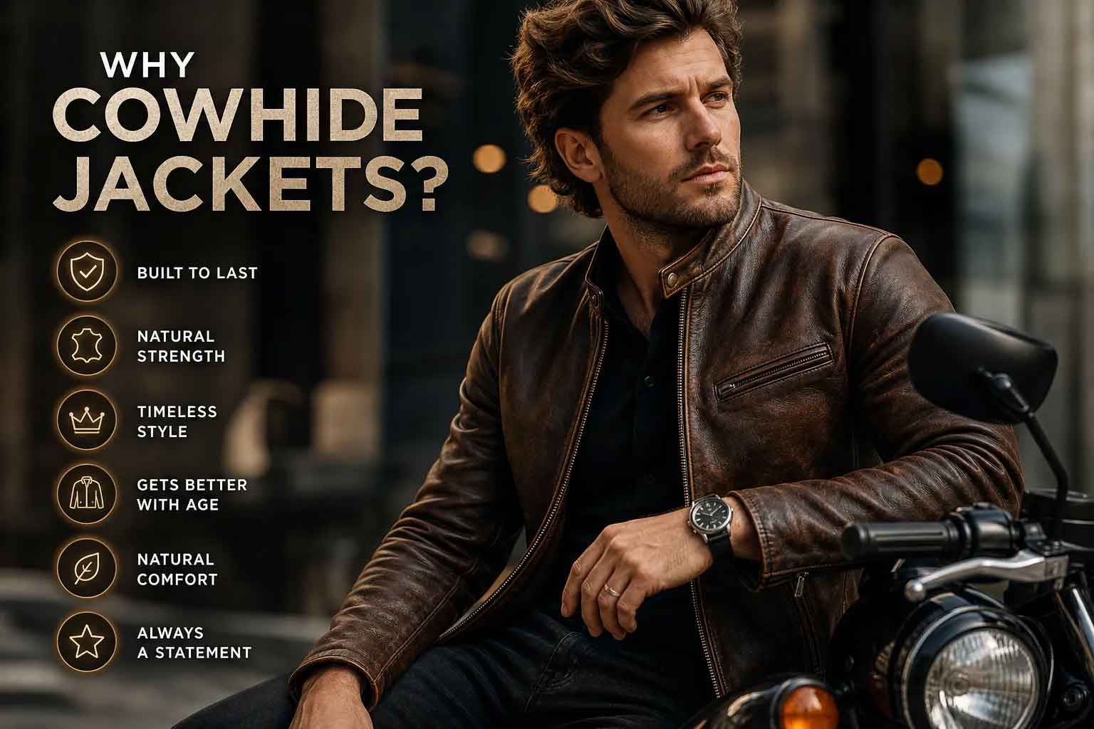 Guideline to cowhide leather jacket