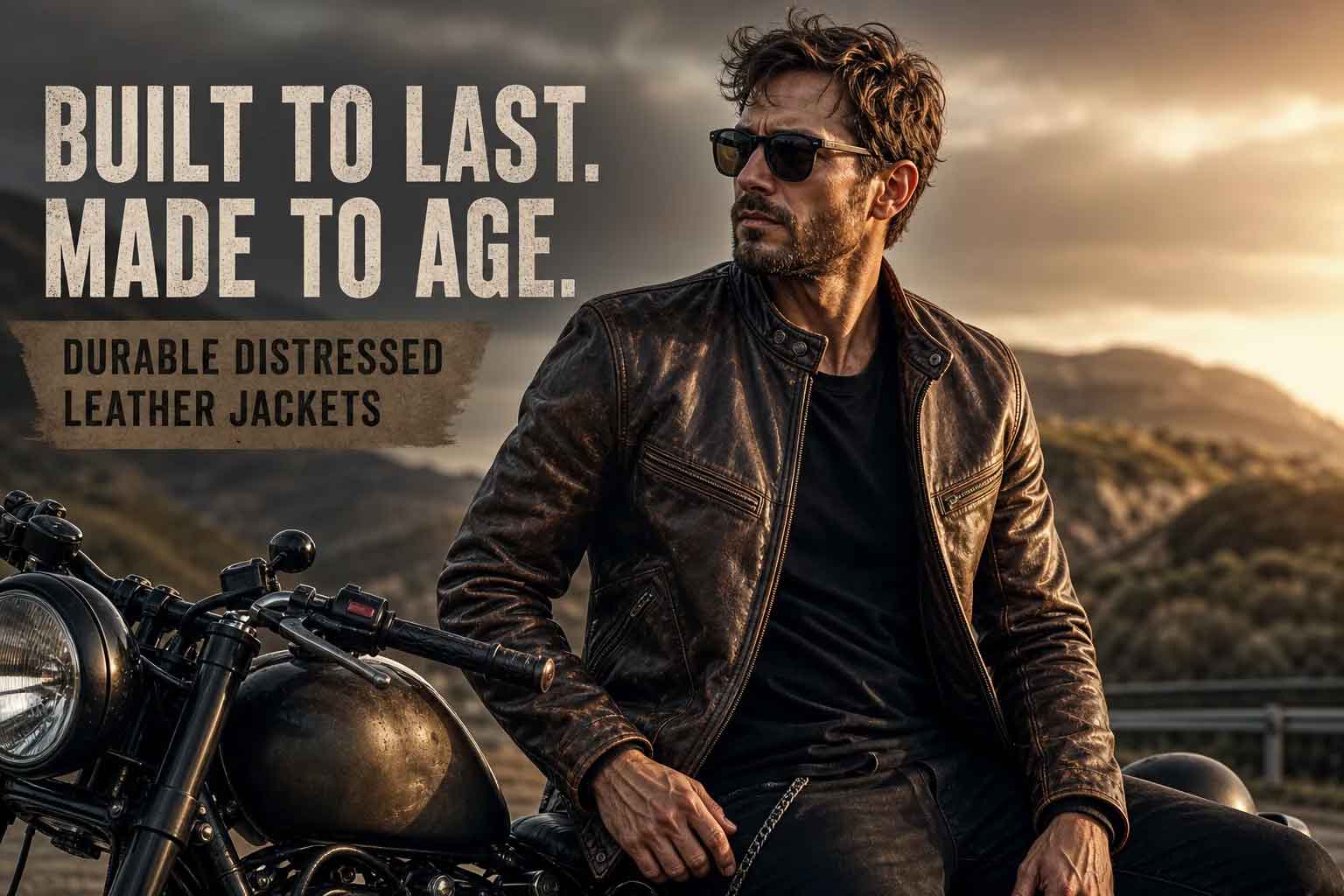 distressed leather jacket walpaper
