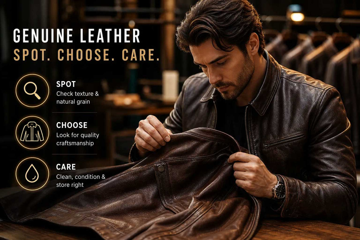 genuine leather jacket