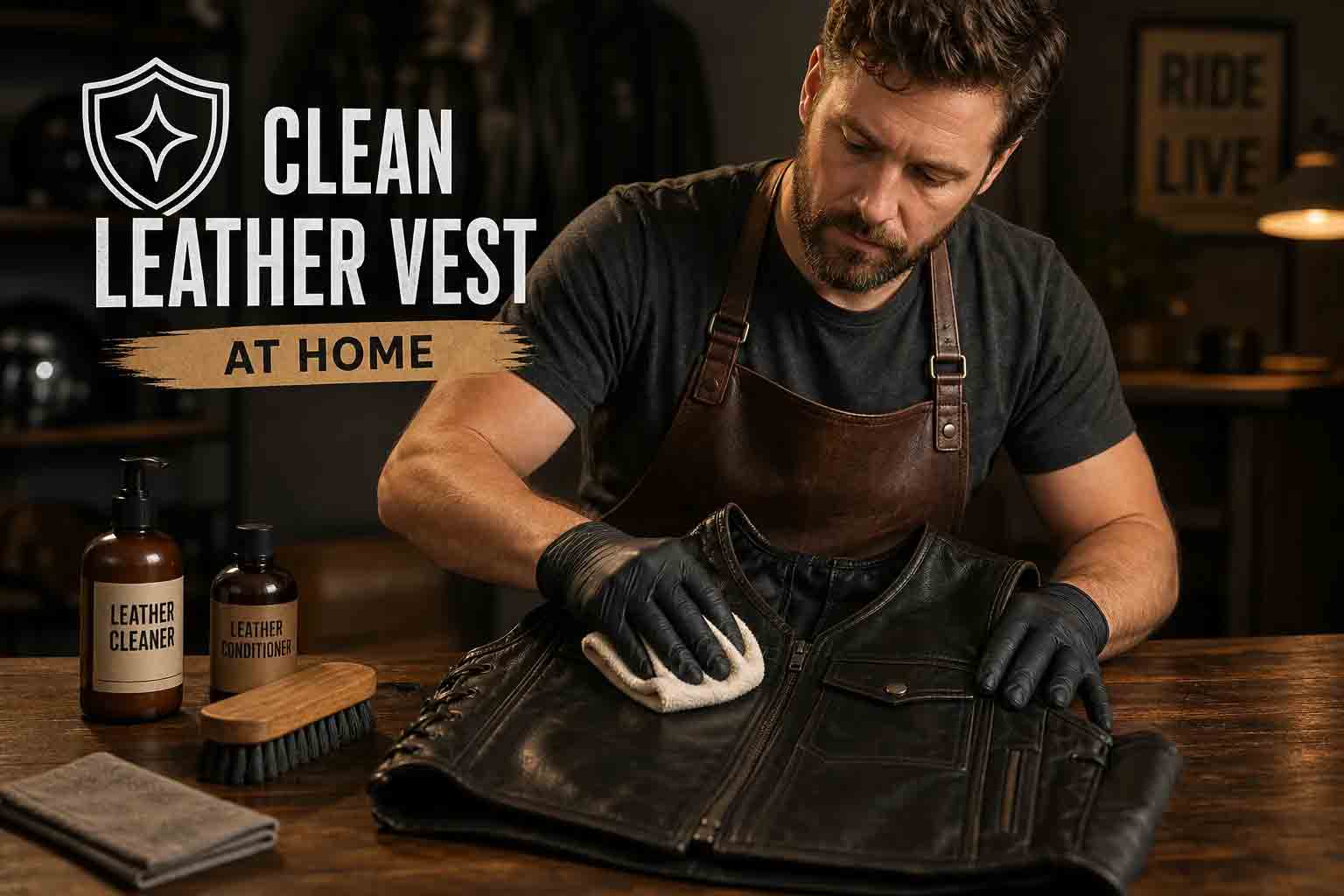 How to Clean a Leather Vest at Home (Step-by-Step)