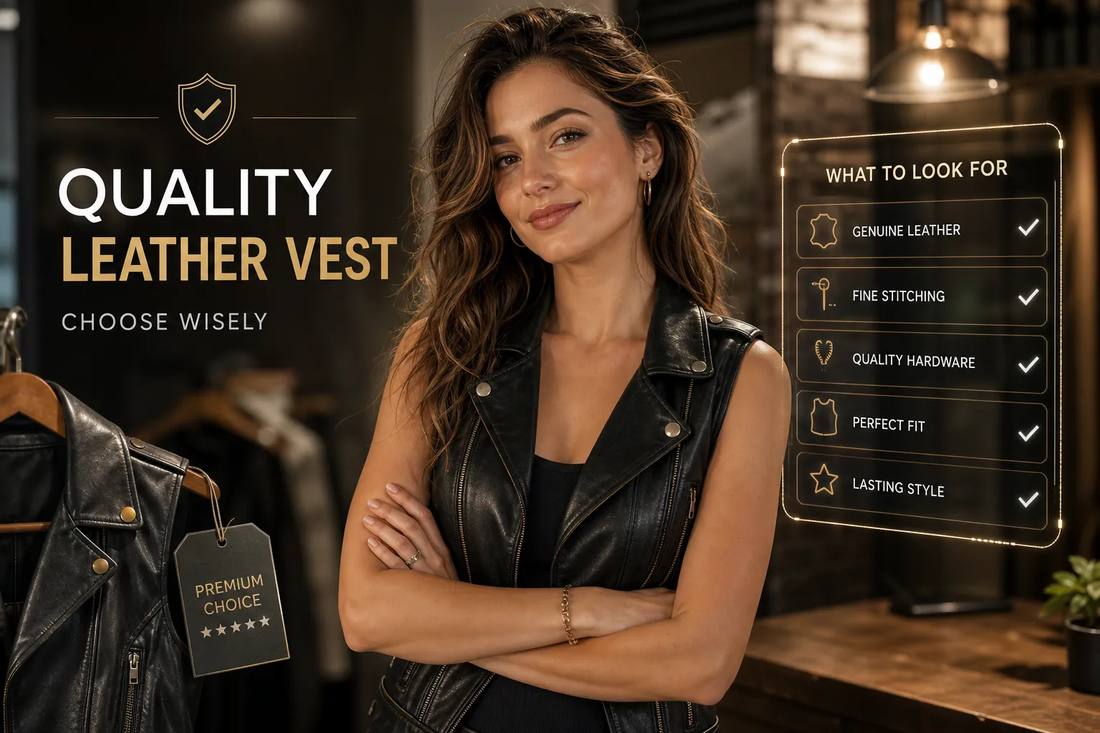 quality leather vest