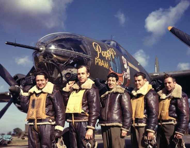 crew wearing flight jackets