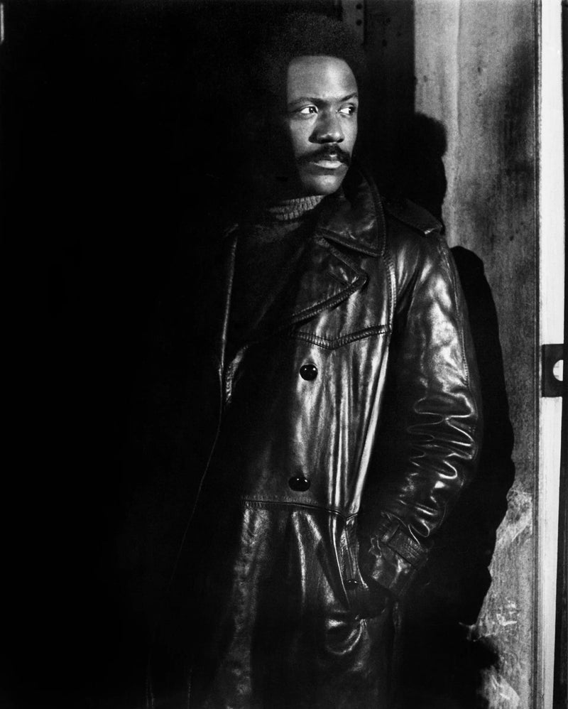 men wearing Genuine leather trench coat — full-grain cowhide