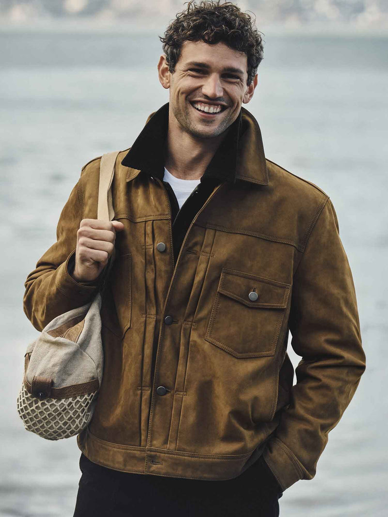 Leather Trucker Jacket