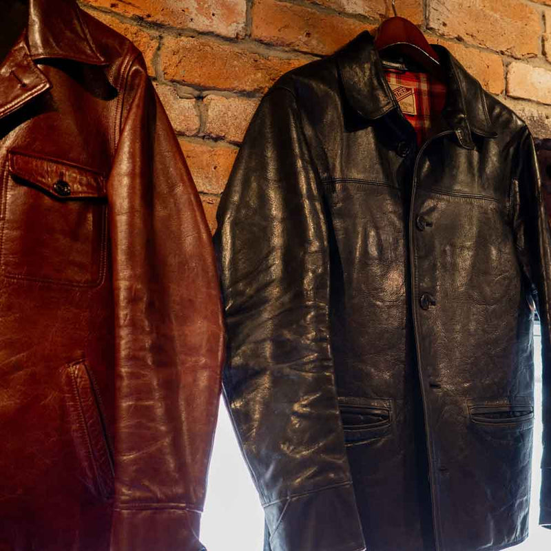 women retro jacket hanging on the wall