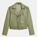 women biker leather jacket