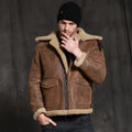 mens sheepskin shearling jacket