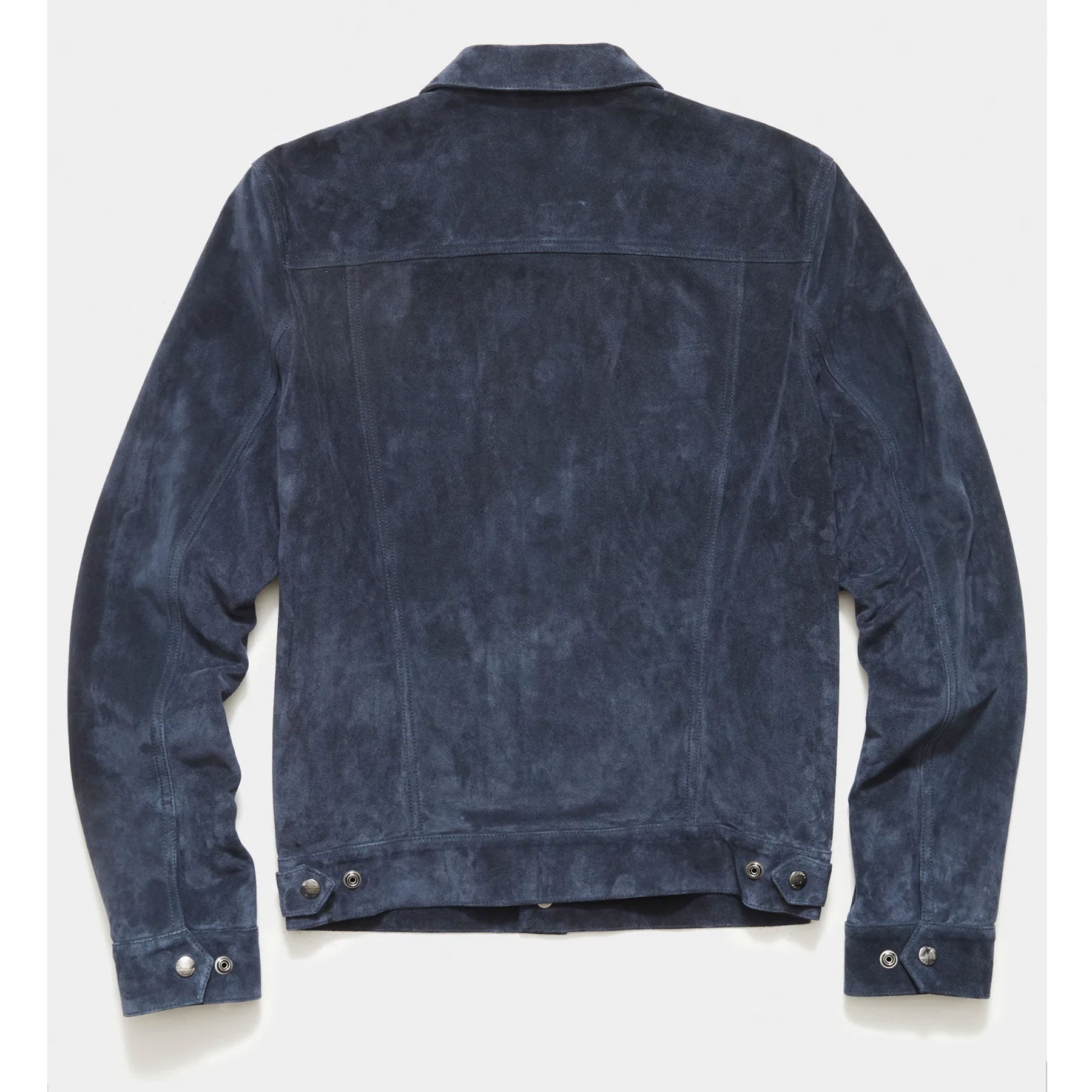 Blue Men’s Suede Leather Jacket