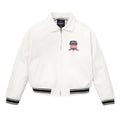 White Avirex Varsity Bomber Jacket