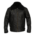 Black shearling jacket