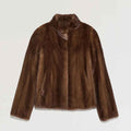Short mink fur jacket