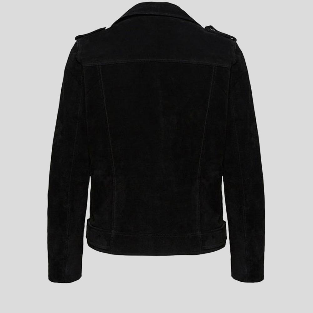 Black jacket on a light gray background