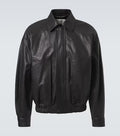 black buffalo leather jacket