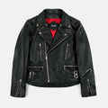 Straight To Hell - Men's Black Leather Jacket