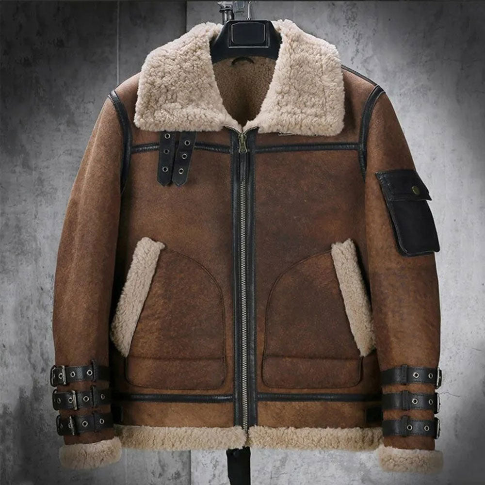 Brown Shearling Jacket