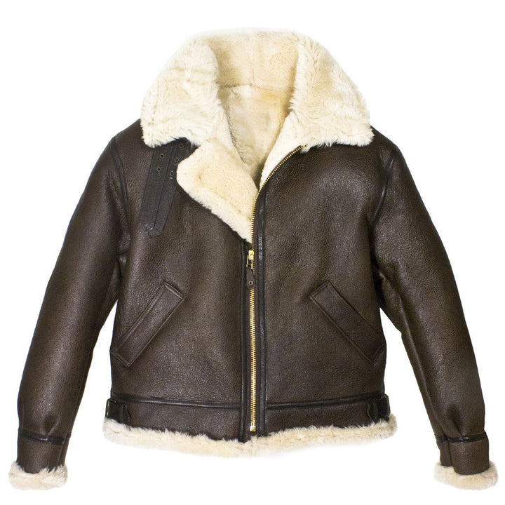 Men's B3 Genuine Leather Shearling Jacket