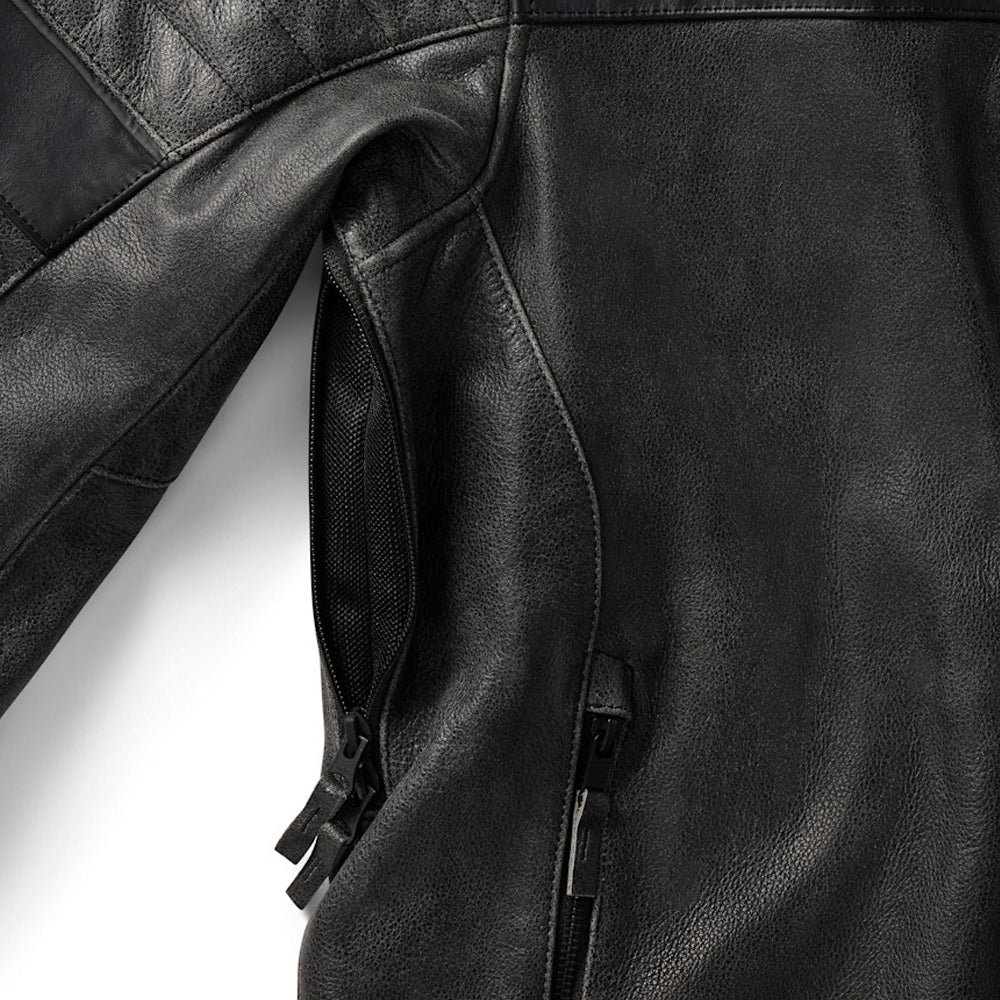 cloesep view of harley davidson jacket