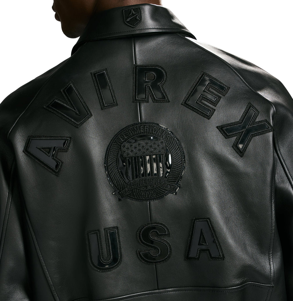 avirex leather jacket