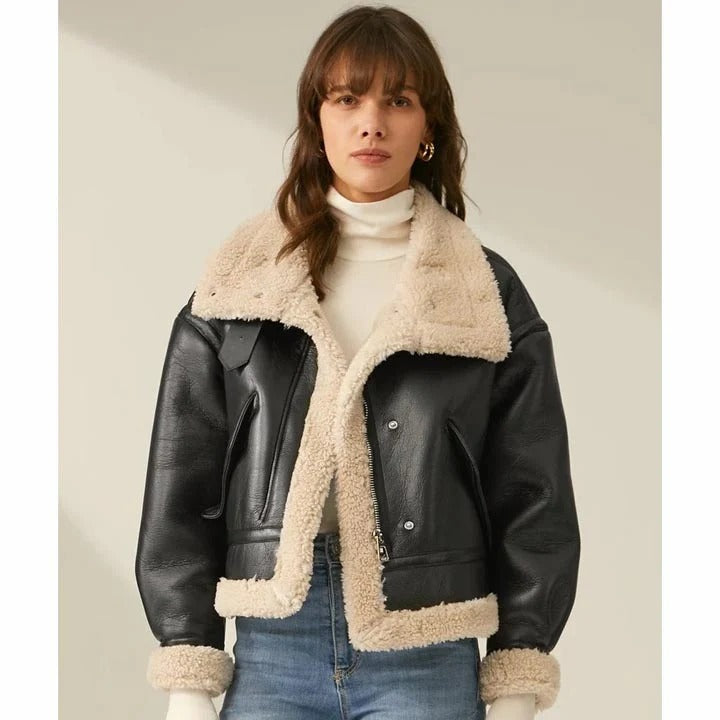 shearling Leather Jacket