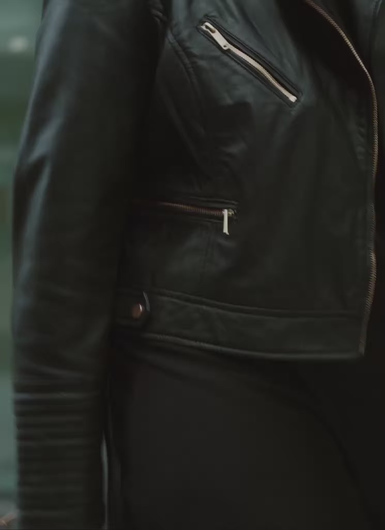 biker leather jacket