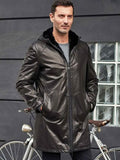 mens shearling leather coat 