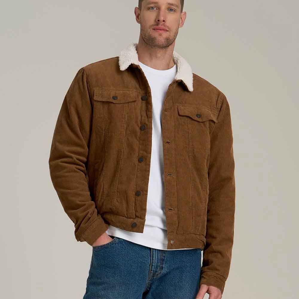 Sherpa Lined Corduroy Jacket