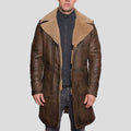 men leather trench coat