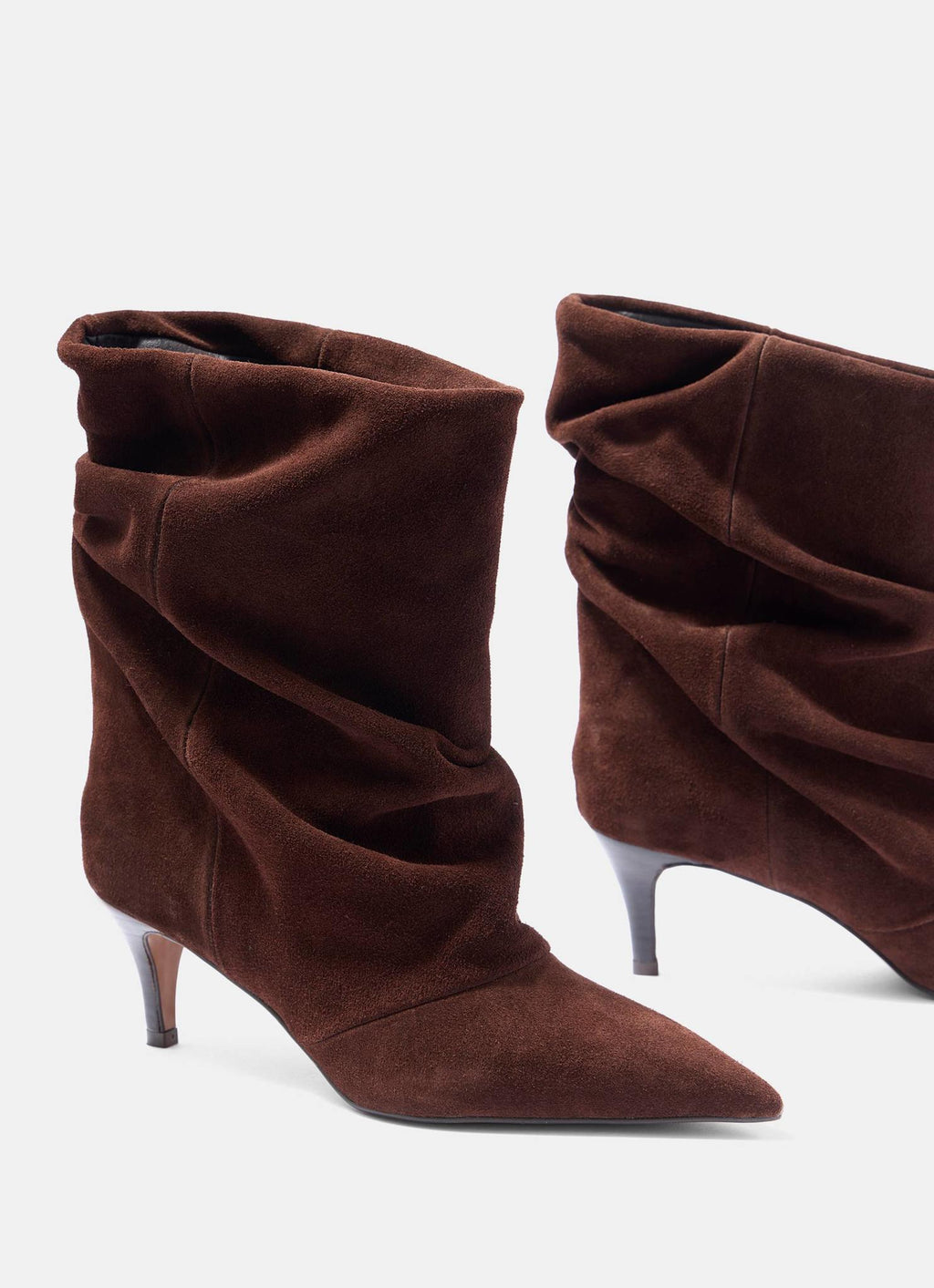 closeup view of ankle boots
